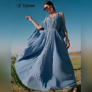Women's Blue Maxi Dress